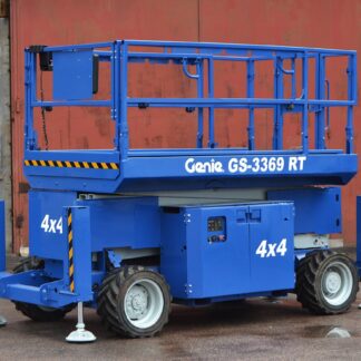 ДИЗЕЛЬНЫЙ НОЖНИЧНЫЙ ПОДЪЕМНИК 12 МЕТРОВ GENIE GS-3369 RT (2012г.)